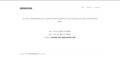 Desktop Screenshot of dobroschke.com